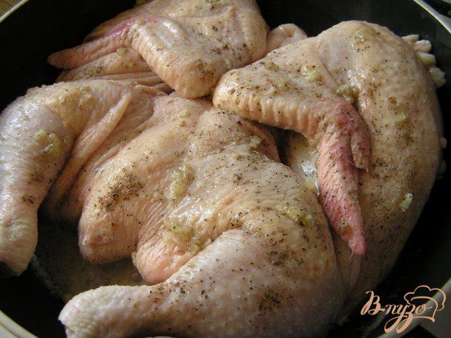 Фото приготовление рецепта: Цыпленок тапака шаг №4