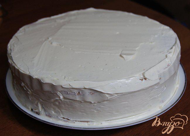 Фото приготовление рецепта: Бисквитный торт «Елизавета