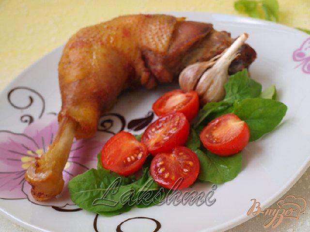 Фото приготовление рецепта: Куриные окорочка с хреном шаг №4