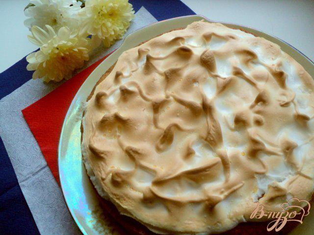 Фото приготовление рецепта: Лигурийский лимонный пирог шаг №7
