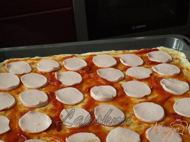 Фото приготовление рецепта: Пицца  с баклажанами шаг №2
