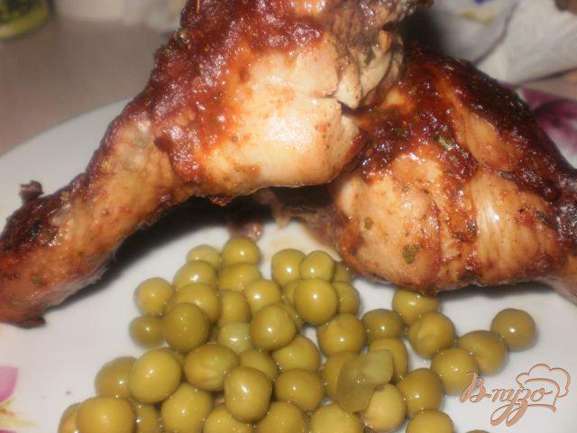 Фото приготовление рецепта: Куриные голени в томатно-соевом маринаде шаг №4