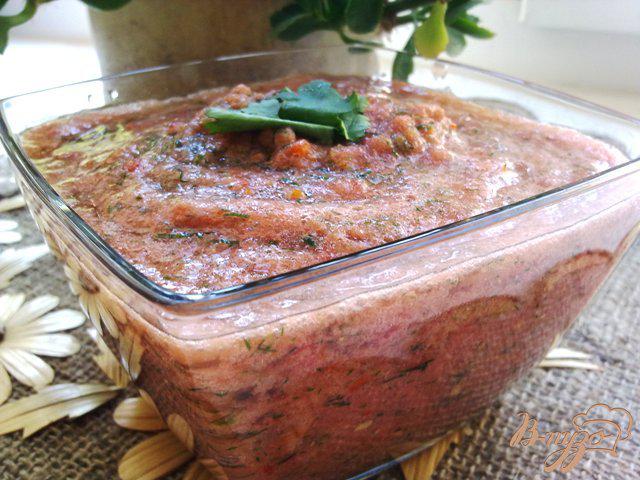 Фото приготовление рецепта: Соус из помидоров и чеснока шаг №5