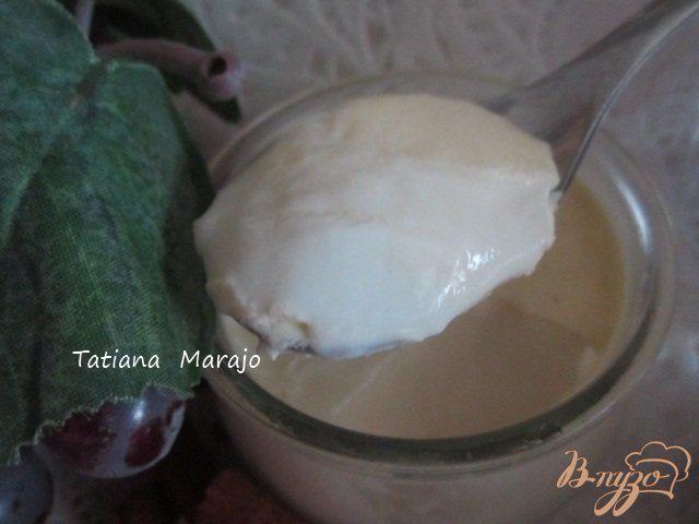Фото приготовление рецепта: Домашний йогурт с конфитюром из инжира шаг №4