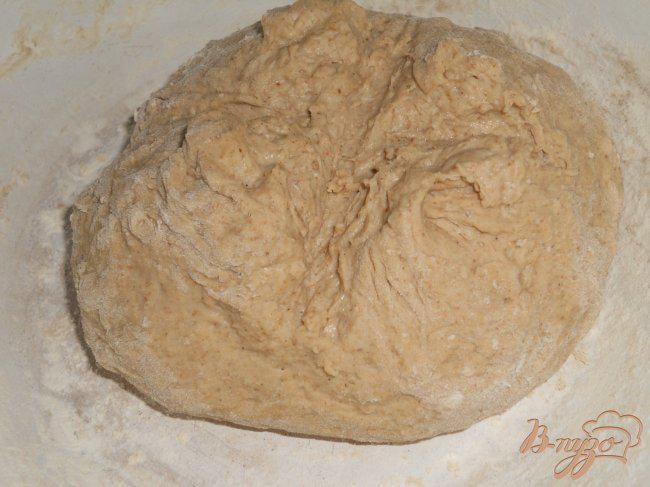 Фото приготовление рецепта: Ржанно -пшеничный хлеб шаг №5