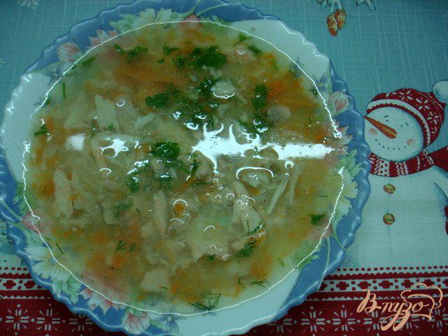 Фото приготовление рецепта: Суп пюре из головы лосося шаг №4