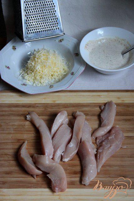 Фото приготовление рецепта: Куриное филе в кунжуте шаг №3