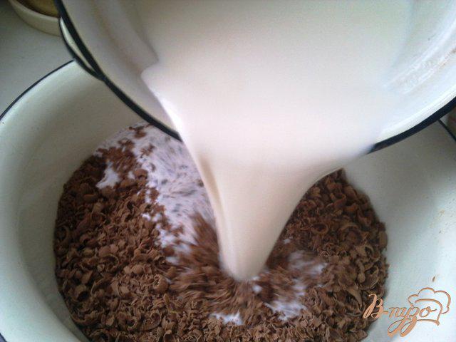 Фото приготовление рецепта: Шоколадный торт «Трюфель» шаг №10