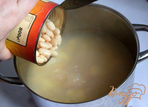 Фото приготовление рецепта: Фасолевый суп «Шустрый» с остринкой шаг №7