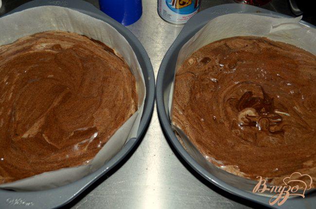 Фото приготовление рецепта: Торт мороженое,шоколадный с маршмэллоу и фундуком шаг №8