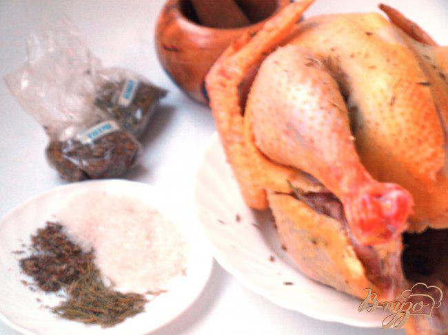 Фото приготовление рецепта: Запечённая курица в стиле «Zuni Cafe» шаг №2