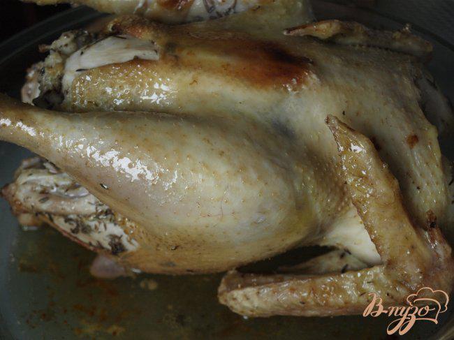 Фото приготовление рецепта: Запечённая курица в стиле «Zuni Cafe» шаг №6