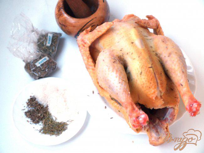 Фото приготовление рецепта: Запечённая курица в стиле «Zuni Cafe» шаг №1