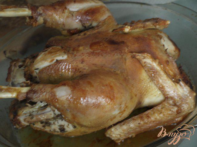 Фото приготовление рецепта: Запечённая курица в стиле «Zuni Cafe» шаг №7