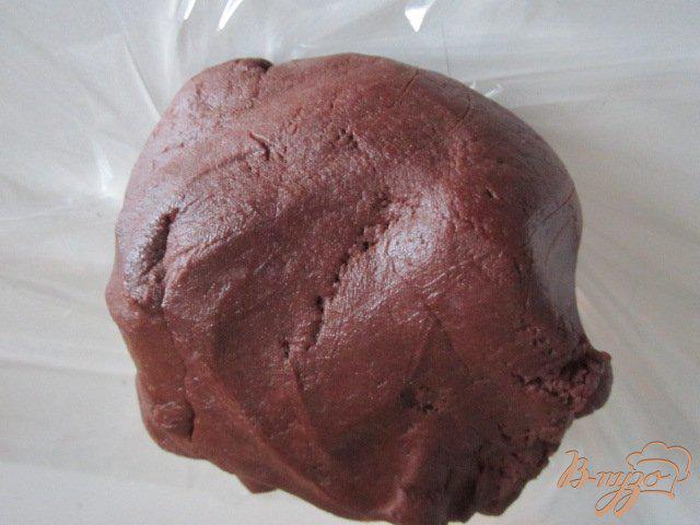 Фото приготовление рецепта: Шоколадный тарт с кремом из маскарпоне шаг №3