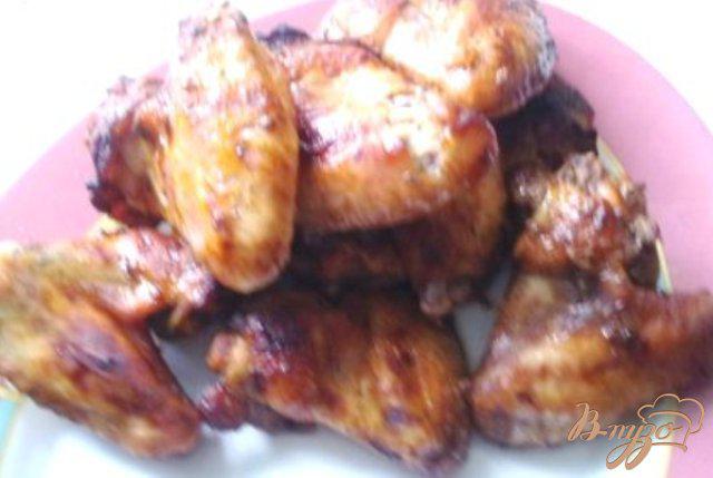 Фото приготовление рецепта: Куриные крылышки в медовом маринаде шаг №3