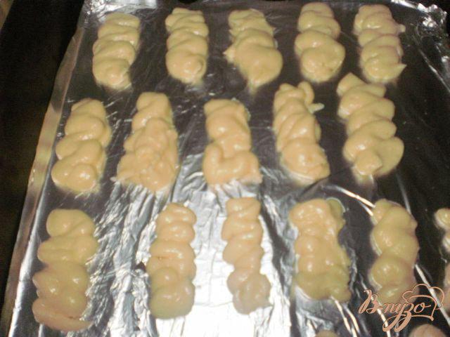 Фото приготовление рецепта: Воздушный торт «Дамские пальчики» шаг №5