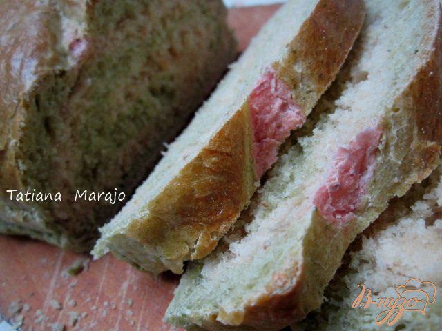 Фото приготовление рецепта: Хлеб со шпинатом и свеклой шаг №7