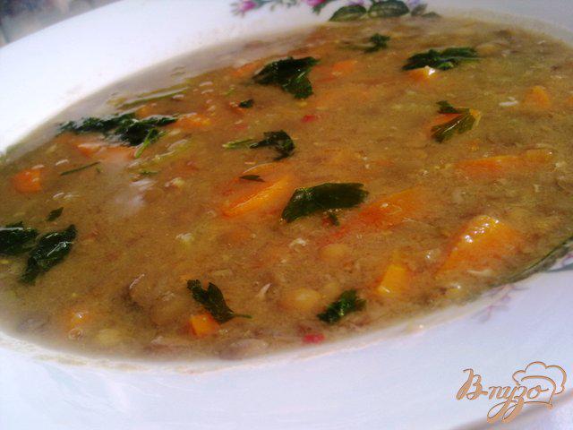 Фото приготовление рецепта: Суп из чечевицы по-венгерски шаг №6