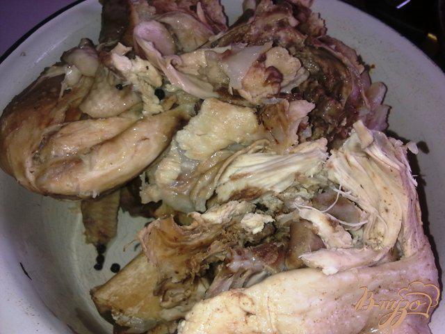 Фото приготовление рецепта: Холодец из курицы  и говядины. шаг №4