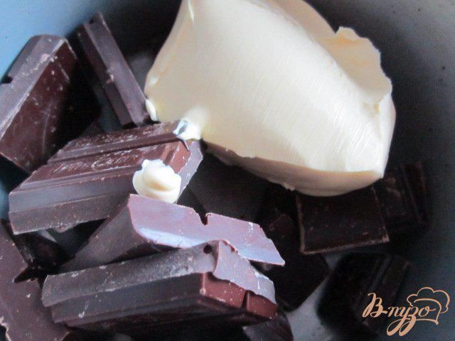 Фото приготовление рецепта: Moeulleux двойной шоколад шаг №1