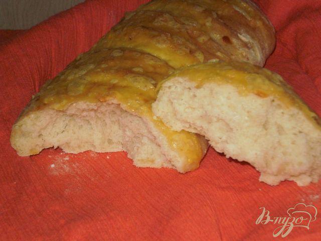 Фото приготовление рецепта: Сырный хлеб шаг №6