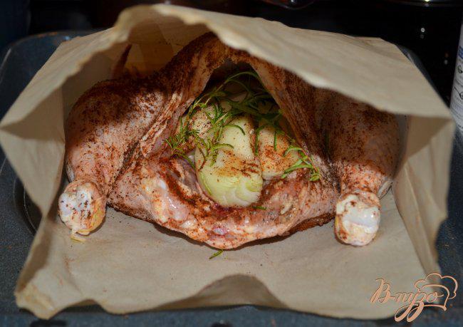 Фото приготовление рецепта: Курица в пакете шаг №2