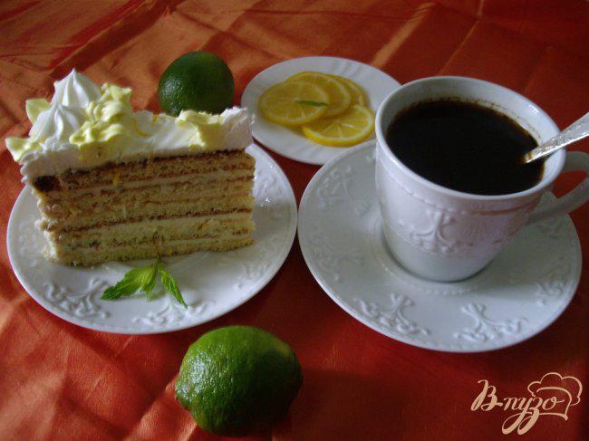 Фото приготовление рецепта: Лимонный торт. шаг №1