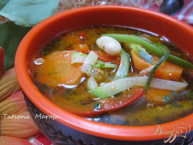 Фото приготовление рецепта: Легкий овощной суп шаг №7