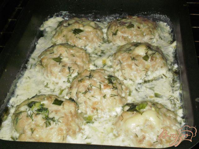 Фото приготовление рецепта: Куриные котлеты в молочном соусе шаг №7