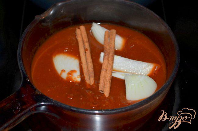 Фото приготовление рецепта: Домашний барбекю соус с отбивными молодого барашка шаг №2