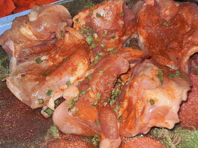 Фото приготовление рецепта: Мясо с овощами под крышкой из теста шаг №1