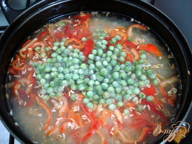 Фото приготовление рецепта: Рис карри с овощами шаг №3