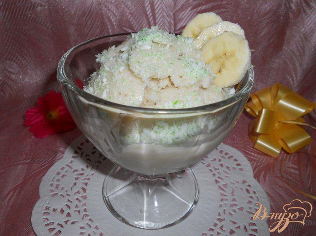 Фото приготовление рецепта: Банановое мороженое шаг №4