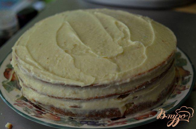 Фото приготовление рецепта: Торт на Мамин День шаг №6