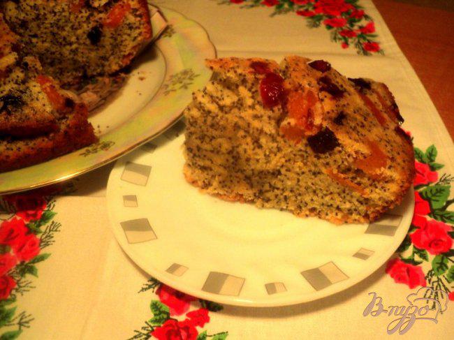 Фото приготовление рецепта: Кукурузный пирог с маком шаг №8