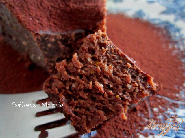 Фото приготовление рецепта: Шоколадный пирог с сыром Маскарпоне шаг №11