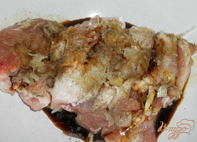 Фото приготовление рецепта: Свинина, запеченная в рукаве с картофелем шаг №1