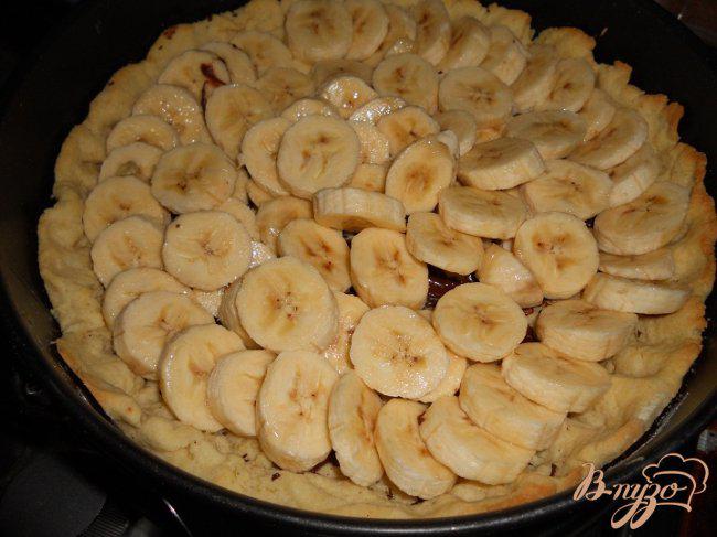 Фото приготовление рецепта: Нежный банановый тарт шаг №4