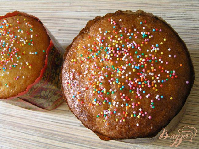 Фото приготовление рецепта: Творожные кексы с цукатами и апельсином шаг №7