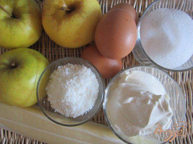 Фото приготовление рецепта: Пирог с яблоками шаг №1