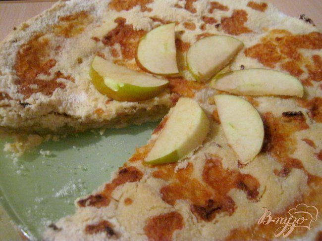 Фото приготовление рецепта: Насыпной яблочный пирог шаг №7