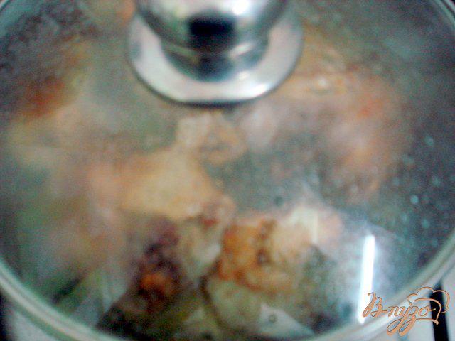 Фото приготовление рецепта: Курица в луковом соусе шаг №5