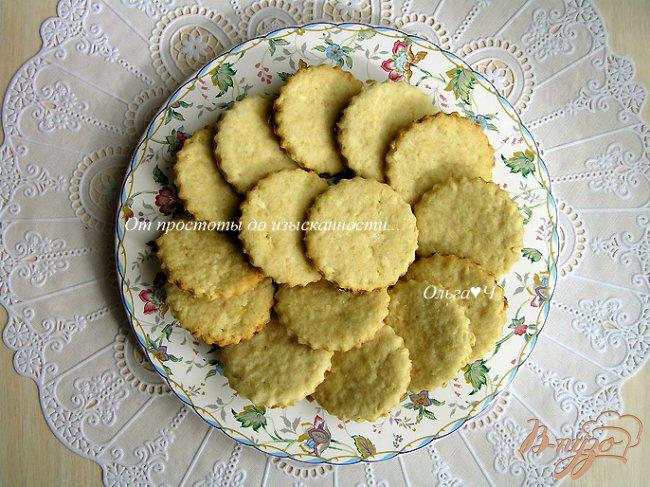 Фото приготовление рецепта: Лимонное печенье с овсяными хлопьями шаг №8