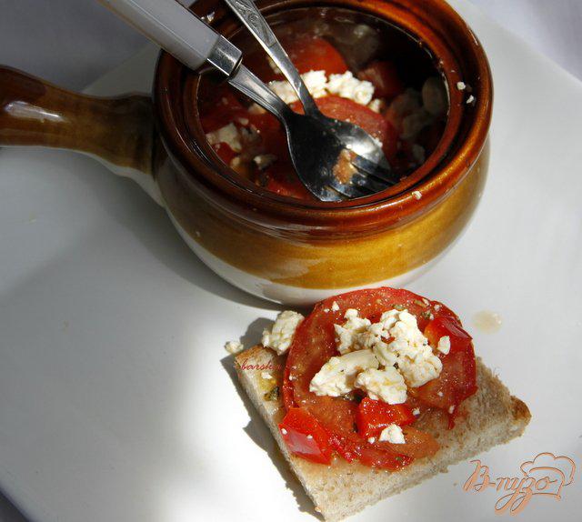 Фото приготовление рецепта: Греческая закуска из томатов Буюрди шаг №4