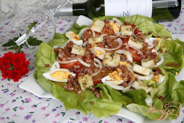 Фото приготовление рецепта: Вогезский салат шаг №9