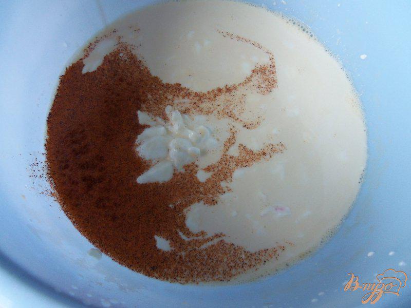 Фото приготовление рецепта: Сливочно-сырный пирог с кунжутом шаг №4
