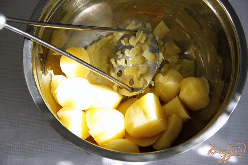 Фото приготовление рецепта: Суфле из картофеля и шпината шаг №1