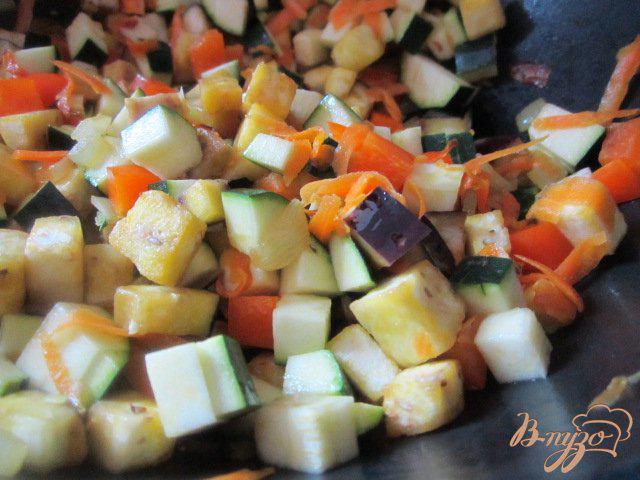 Фото приготовление рецепта: Филе скумбрии с овощным пюре шаг №3