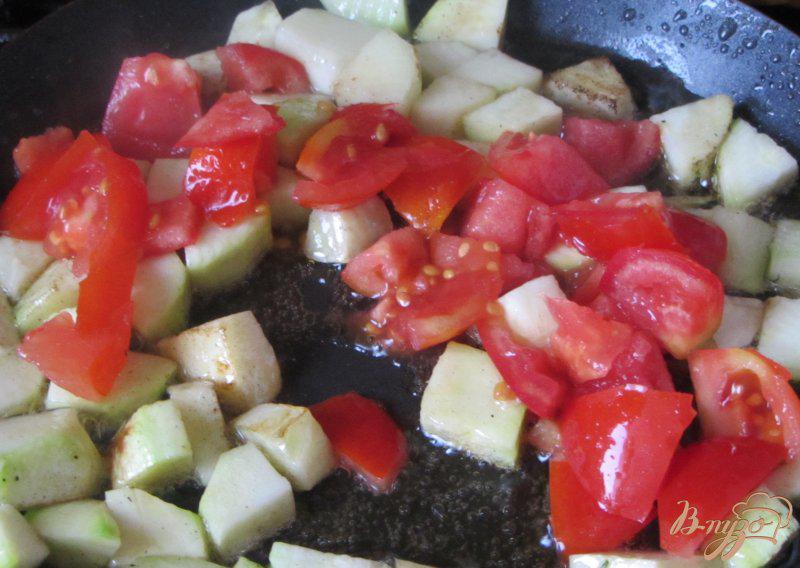 Фото приготовление рецепта: Кабачки тушеные с овощами шаг №6